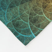 Trippy Patterned Kleurrijke Abstracte Fractal Art Fleece Deken (Hoek)