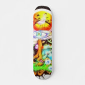 trippy persoonlijk skateboard (Voorkant)