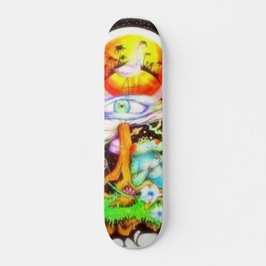 trippy persoonlijk skateboard (Voorkant)