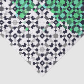 Trippy Pixelated Abstract Neutrois Pride Flag Tissuepapier (Detail)