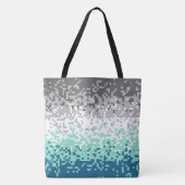 Trippy Pixelated Abstracte Frayromantische Pride F Tote Bag (Voorkant)