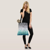 Trippy Pixelated Abstracte Frayromantische Pride F Tote Bag (Op model)