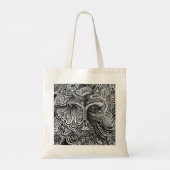 Trippy Portret Tote Bag (Achterkant)