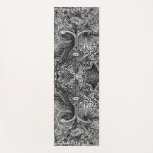 Trippy Portret Yoga Mat