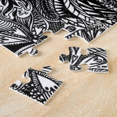 Trippy portretpuzzel legpuzzel (Zijkant)