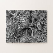 Trippy portretpuzzel legpuzzel (Horizontaal)