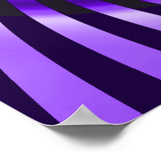 Trippy-Poster: Abstract Paars Poster (Hoek)