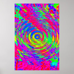 Trippy Poster: Abstract Psychedelic Poster