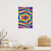 Trippy Poster: Abstracte Psychedelische Poster (Keuken)