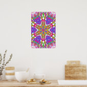 Trippy Poster: Abstracte Psychedelische Poster (Keuken)