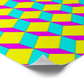 Trippy-Poster: CMYK Abstract Poster (Hoek)