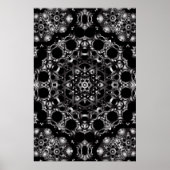 Trippy Poster: Psychedelic Kaleidoscope Artwork Poster (Voorkant)