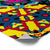 Trippy Poster: Psychedelic Kaleidoscope Artwork Poster (Hoek)