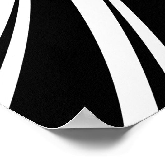 Trippy-Poster: Yin Yang Symbol & Spiral Design Poster (Hoek)