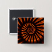 Trippy Psychedelic Backlighting Fine Fractal Vierkante Button 5,1 Cm (Voorkant /achterkant)