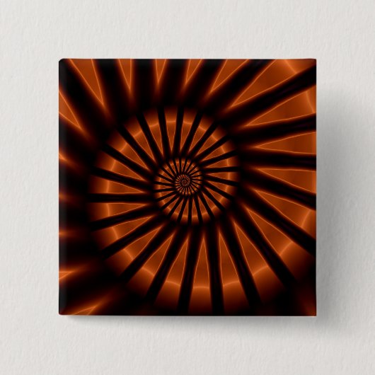 Trippy Psychedelic Backlighting Fine Fractal Vierkante Button 5,1 Cm (Voorkant)