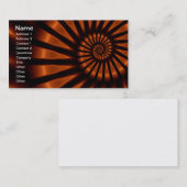 Trippy Psychedelic Backlighting Fine Fractal Visitekaartje (Voorkant / Achterkant)