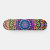 Trippy Psychedelic Kaleidoscope Skateboard (Horizontaal)