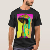 Trippy Psychedelic Melting Mushroom T-Shirt (Voorkant)