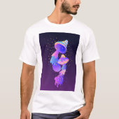Trippy Psychedelic Mushrooms T-shirt (Voorkant)