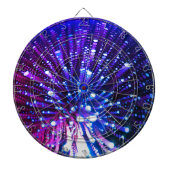 Trippy Psychedelic Optical Illusion Space Galaxy Dartbord (Voorkant)