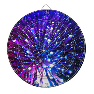 Trippy Psychedelic Optical Illusion Space Galaxy Dartbord