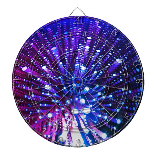 Trippy Psychedelic Optical Illusion Space Galaxy Dartbord (Voorkant)