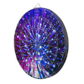 Trippy Psychedelic Optical Illusion Space Galaxy Dartbord (Voorkant Rechts)