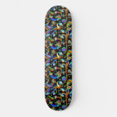 Trippy Psychedelic Skateboard (Voorkant)