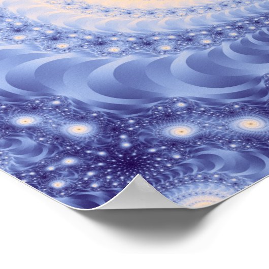 Trippy Psychedelic Starstorm Fine Fractal Poster (Hoek)