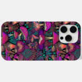Trippy psychedelisch paddenstoelenpatroon Case-Mate iPhone case (Achterkant (horizontaal))