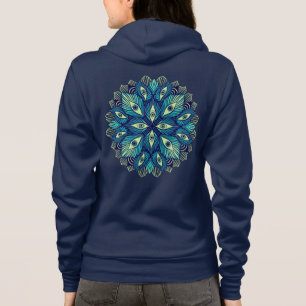 Trippy Psychedelische Ogen Bloemen Surrealistische Hoodie