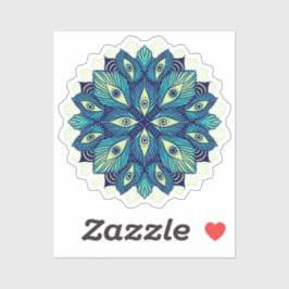 Trippy Psychedelische Ogen Bloemen Surrealistische Sticker