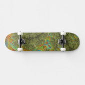 Trippy Psychedelische Spiraal Fractale Kunst Persoonlijk Skateboard (Horizontaal)