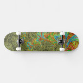 Trippy Psychedelische Spiraal Fractale Kunst Persoonlijk Skateboard (Horizontaal)