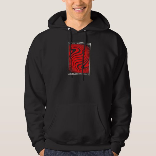 Trippy psychedelische werveling hoodie (Voorkant)