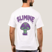 Trippy Radioactive Purple Mushroom with Dripping S T-shirt (Achterkant)