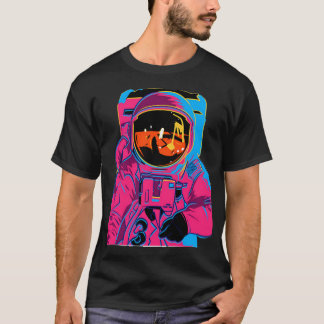 Trippy Rainbow Astronaut T-shirt