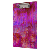 Trippy Red en Magenta Impressionistic Landschap Klembord (Links)