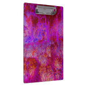 Trippy Red en Magenta Impressionistic Landschap Klembord (Rechts)