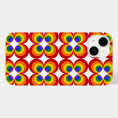 Trippy Regenboog Bloemen Case-Mate iPhone Case (Achterkant (horizontaal))