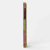 Trippy Retro Chartreuse Magenta Abstract Patroon Case-Mate iPhone Case (Achterkant/links)