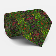 Trippy Retro Limegroene Abstracte Vlinder