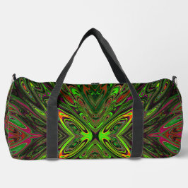 Trippy Retro Limoengroen Abstracte Vlinder Plunjezak