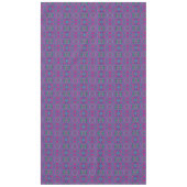 Trippy Retro Magenta, Blauw en Groen Abstract Tafelkleed (Voorkant)