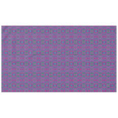 Trippy Retro Magenta, Blauw en Groen Abstract Tafelkleed (Voorkant (Horizontaal))