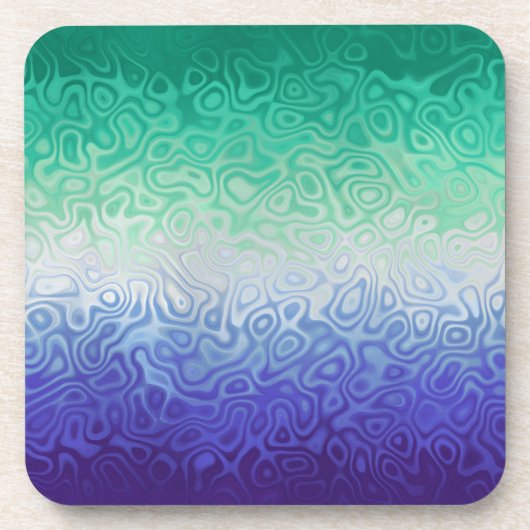 Trippy Ripply Funky Boho MLM Mannen die van Mannen Bier Onderzetter (Voorkant)