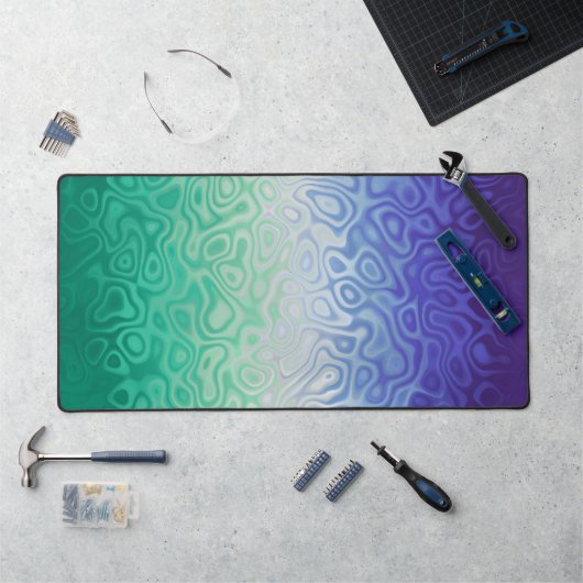 Trippy Ripply Funky Boho MLM Mannen die van Mannen Bureaumat (Werkstation)