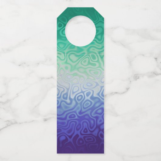 Trippy Ripply Funky Boho MLM Mannen die van Mannen Flessenhanger (Voorkant)