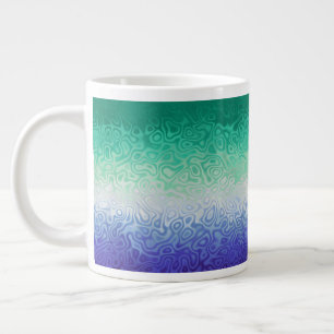 Trippy Ripply Funky Boho MLM Mannen die van Mannen Grote Koffiekop